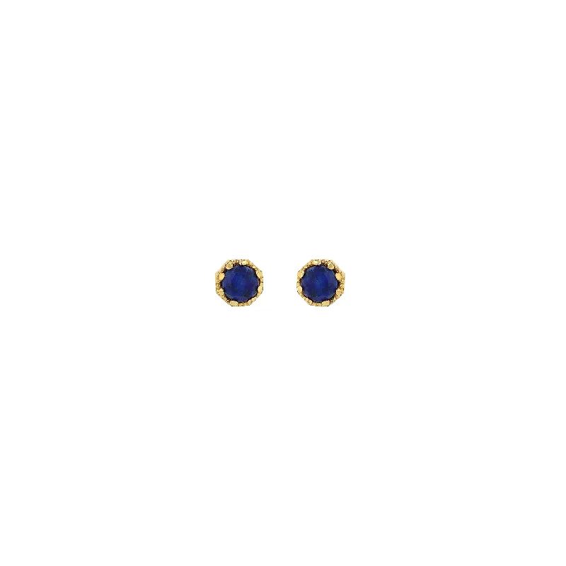 Limited-Time Offer On Premium Jewelry Collections Petite Crown Bezel Lapis Earrings