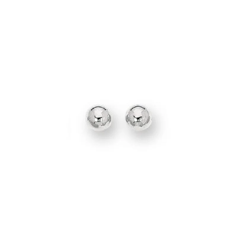 Flash Sale On Elegant Jewelry – Don't Miss Out Plain 7mm Ball Stud In White Gold