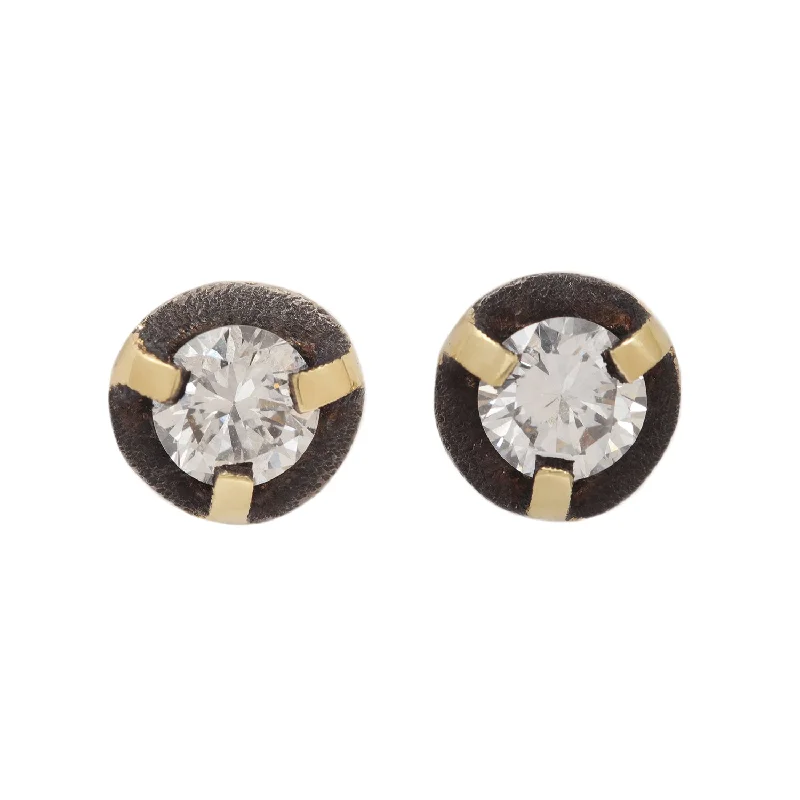Limited-Time Jewelry Discounts – Shine Without The Splurge Round Diamond Dark Halo Studs Limited-Time Jewelry Discounts – Shine Without The Splurge Round Diamond Dark Halo Studs