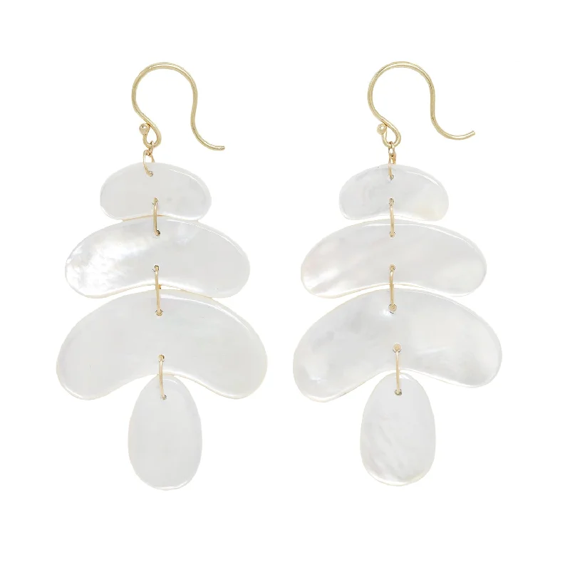Fashion-Forward Jewelry At Incredible Prices Small Mother of Pearl Totem Earrings