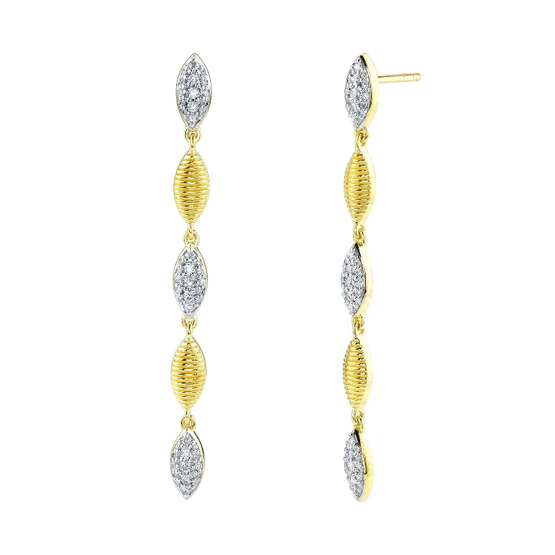 Once-A-Year Jewelry Sale – Grab Your Favorites Now Diamond and Strie Marquise Drop Earrings Once-A-Year Jewelry Sale – Grab Your Favorites Now Diamond and Strie Marquise Drop Earrings