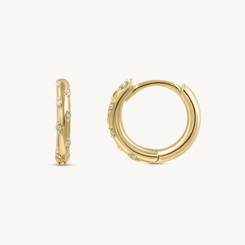 Grab Your Favorite Jewelry At The Lowest Prices Starry Diamond Huggies