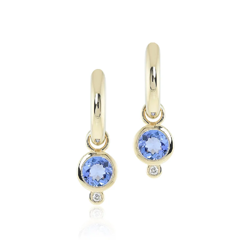 Get The Best Deals On Timeless Jewelry Pieces Amora Drop Earrings in Tanzanite & Diamonds Get The Best Deals On Timeless Jewelry Pieces Amora Drop Earrings in Tanzanite & Diamonds
