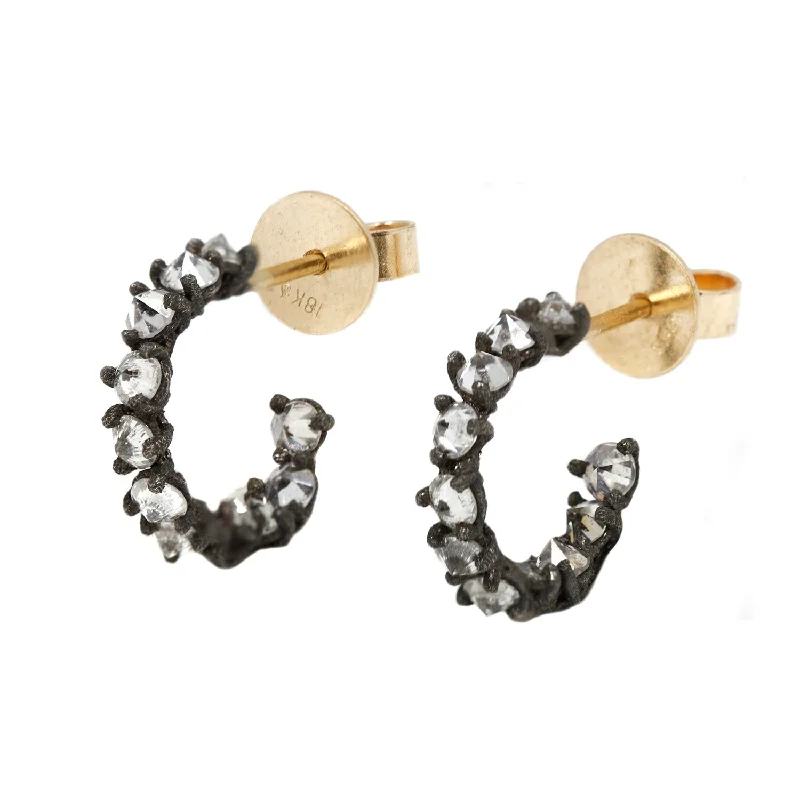 Timeless Elegance At Unbelievable Discounts Diamond Cluster Hoops