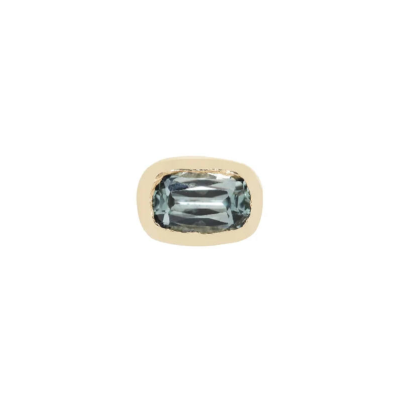 Stunning Jewelry At A Fraction Of The Price Teal Ellipse Sapphire Stud