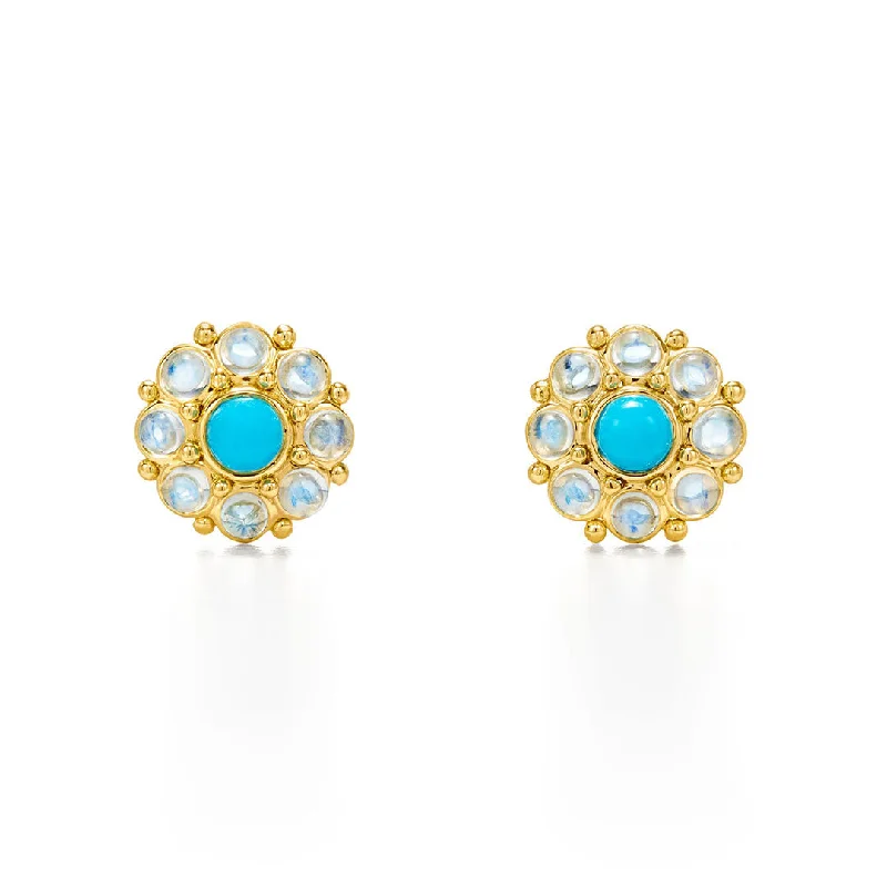 Discounted Jewelry For A Glamorous Look Temple St. Clair Turquoise Mini Stella Earrings Discounted Jewelry For A Glamorous Look Temple St. Clair Turquoise Mini Stella Earrings