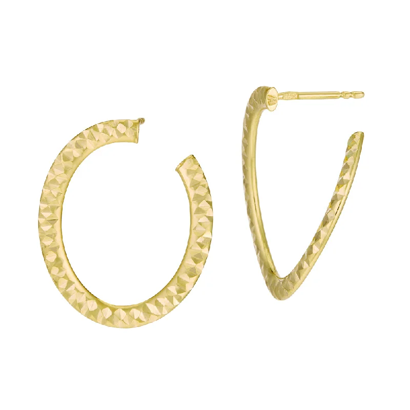 Special Jewelry Deals – Upgrade Your Collection 14Y Gold Diamond-Cut Wrap Hoop Earrings Special Jewelry Deals – Upgrade Your Collection 14Y Gold Diamond-Cut Wrap Hoop Earrings