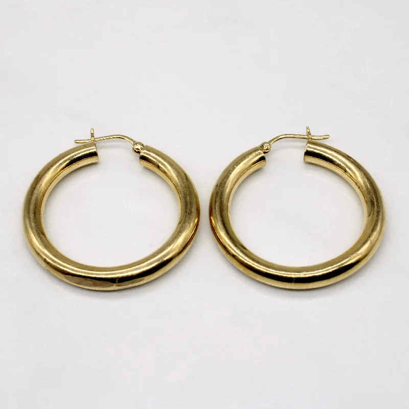 Shop Signature Jewelry Styles At Exclusive Prices 14k Yellow Gold Hoop Earrings