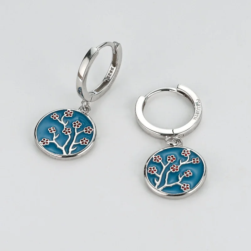 Premium Jewelry At Special Low Prices For A Limited Time Almond Blossom - Enamel Earrings