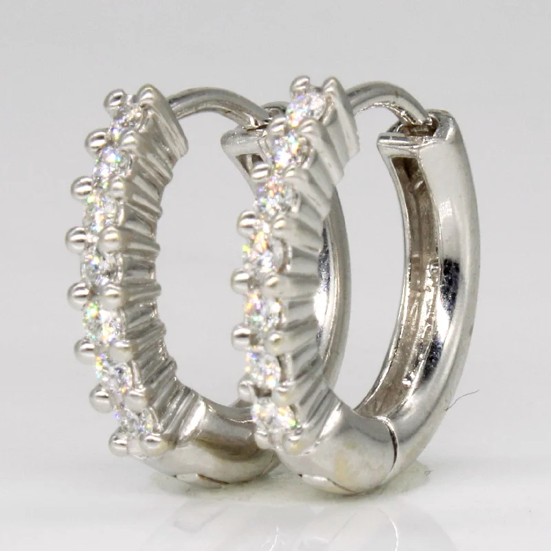 Buy More, Save More On Stunning Jewelry Designs 'Birks' Diamond Hoop Earrings | 0.20ctw | Buy More, Save More On Stunning Jewelry Designs 'Birks' Diamond Hoop Earrings | 0.20ctw |