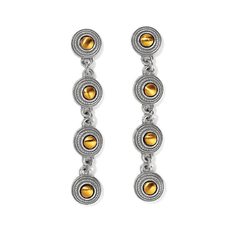 Bohemian-Inspired Jewelry For Free-Spirited Fashion Brighton Monete Link Post Drop Earrings Bohemian-Inspired Jewelry For Free-Spirited Fashion Brighton Monete Link Post Drop Earrings