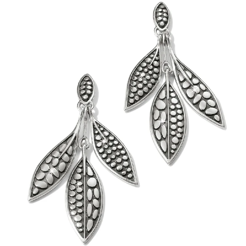 Must-Have Jewelry Pieces At Reduced Prices Brighton Pebble Leaf Trio Post Drop Earrings