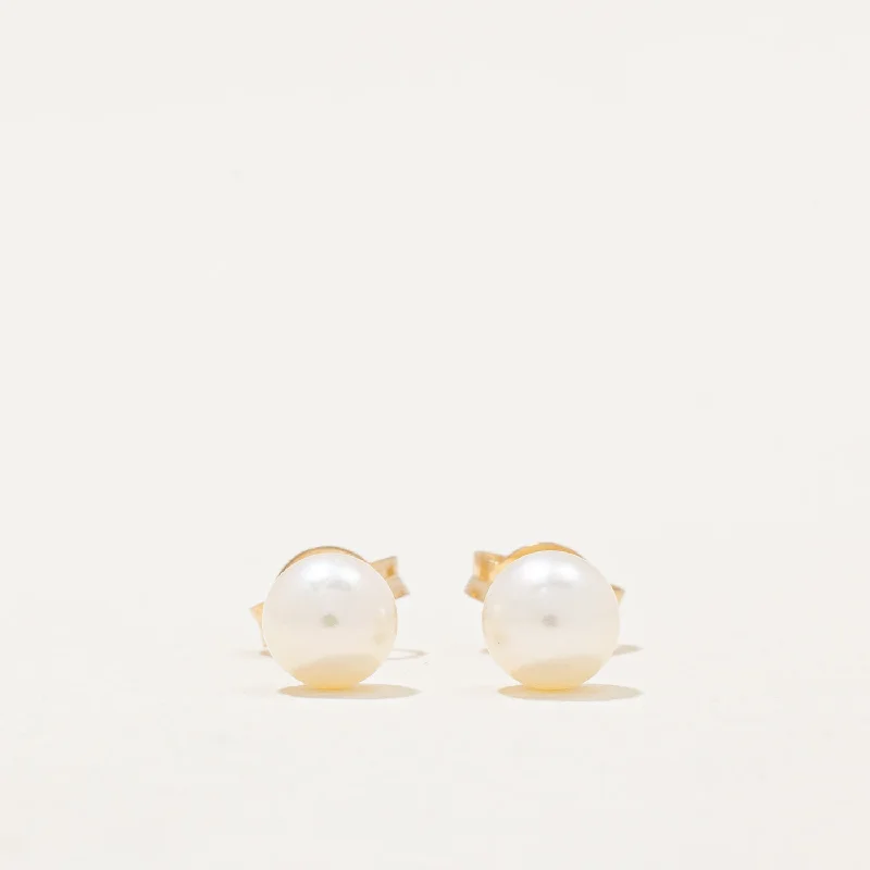 Exclusive Jewelry Bundles At Discounted Rates Cultured Pearl Stud Earrings | 1.20ctw |