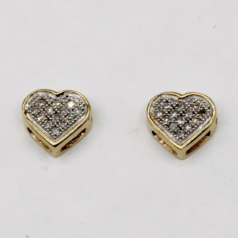 Elegant Jewelry, Exclusive Prices – Shop Now Diamond Heart Earrings | 0.05ctw |