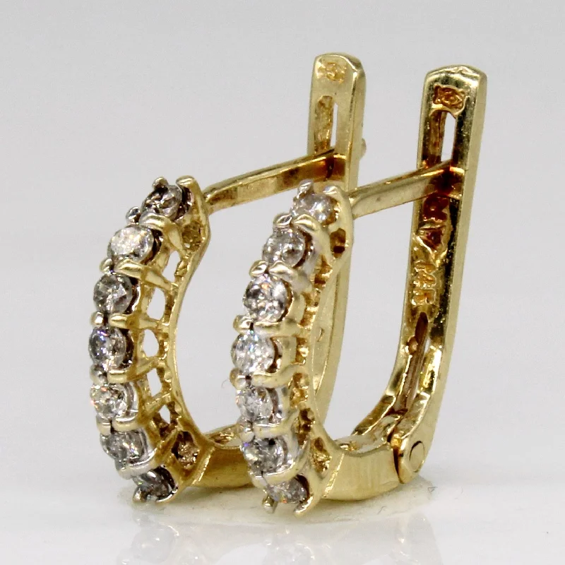 Luxury Jewelry At Unbeatable Discounts Diamond Huggie Earrings | 0.21ctw |