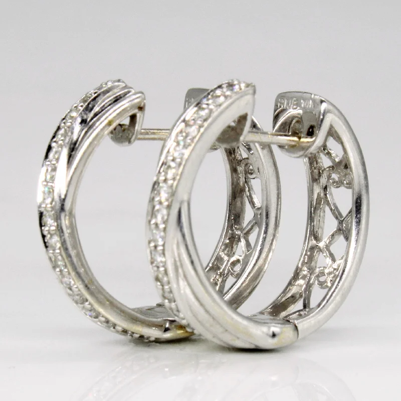 Exclusive Jewelry Bundles At Discounted Prices Diamond Hoop Earrings | 0.32ctw |