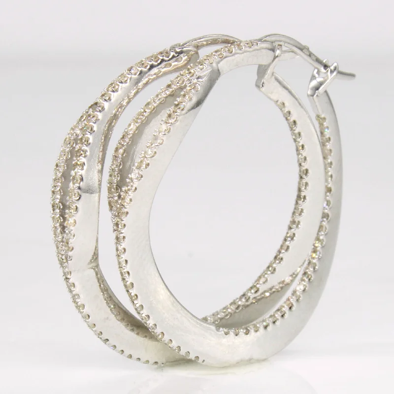 Sparkle On A Budget – Fine Jewelry For Less Diamond Hoop Earrings | 0.70ctw |