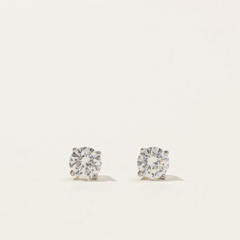 Luxury Jewelry At Unbeatable Discounts Diamond Stud Earrings | 0.88ctw |