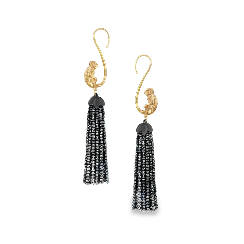 Get The Jewelry You Love At A Price You Love Gold Monkey Tassel Earrings