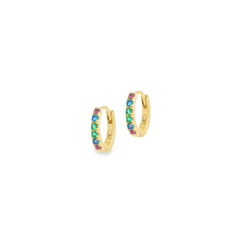 Last Chance To Grab Your Favorite Jewelry At A Discount Gold Rainbow Huggie Hoop Earrings Last Chance To Grab Your Favorite Jewelry At A Discount Gold Rainbow Huggie Hoop Earrings