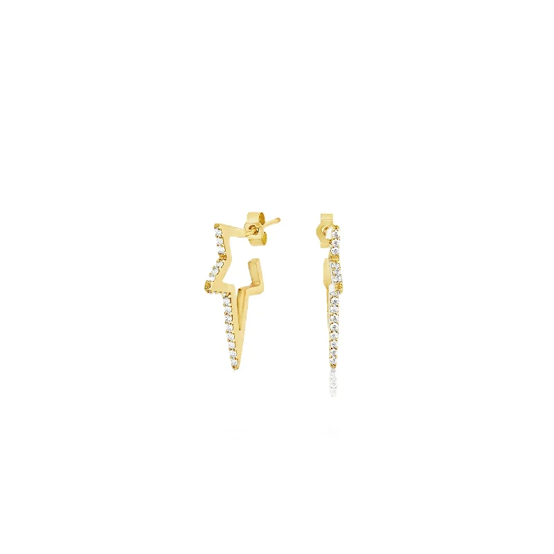 Shop Stylish Jewelry Now And Save Big Gold Super Star Earrings