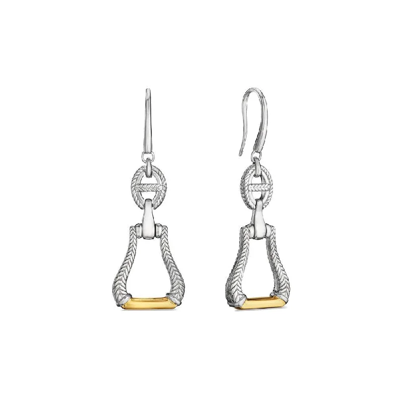 Personalized Jewelry At Special Discount Rates Judith Ripka Vienna Stirrup and Link Drop Earring