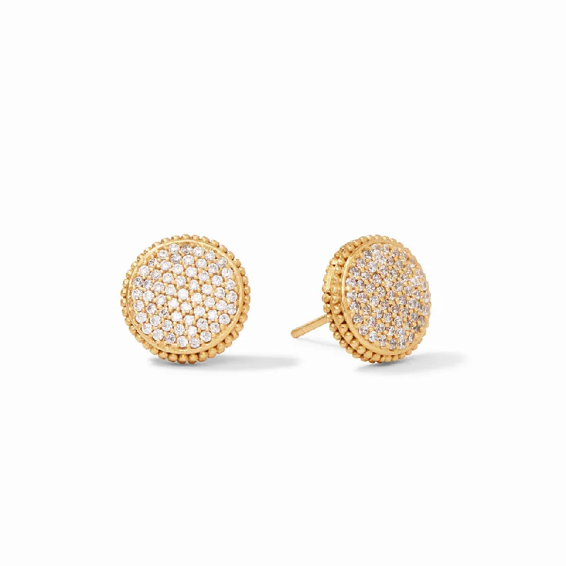 Luxury Jewelry Without The Luxury Price Tag Julie Vos Fleur-de-Lis Pavé Stud