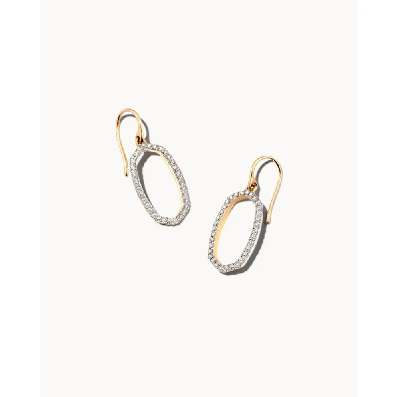 Fashion-Forward Jewelry At Incredible Prices Kendra Scott Lee 14k Gold Open Frame Earrings in White Diamond Fashion-Forward Jewelry At Incredible Prices Kendra Scott Lee 14k Gold Open Frame Earrings in White Diamond