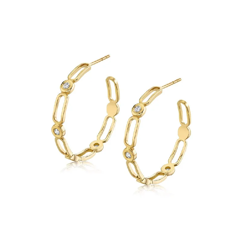 Elegant Necklaces And Bracelets At Limited-Time Offers Michael M. 14k "Connection" Hoop Earrings Elegant Necklaces And Bracelets At Limited-Time Offers Michael M. 14k "Connection" Hoop Earrings