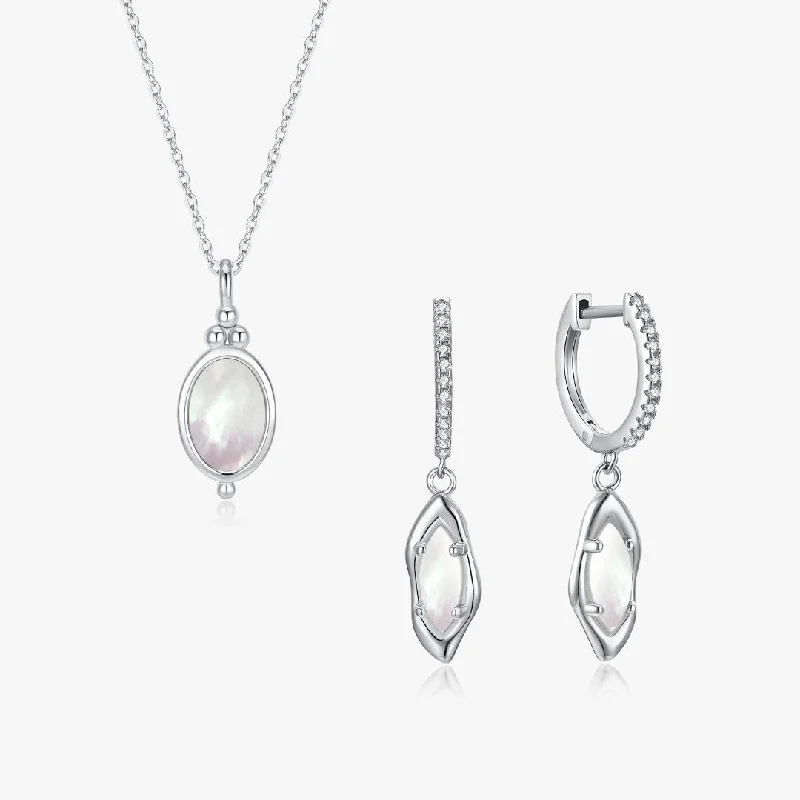 Limited-Time Jewelry Sale – Don't Miss These Deals Mother of Pearl Silver Bundle
