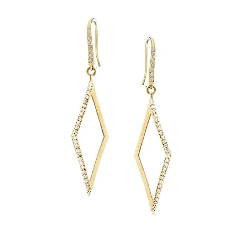 Don't Miss These Dazzling Jewelry Discounts Pave Diamond Dangle Earring