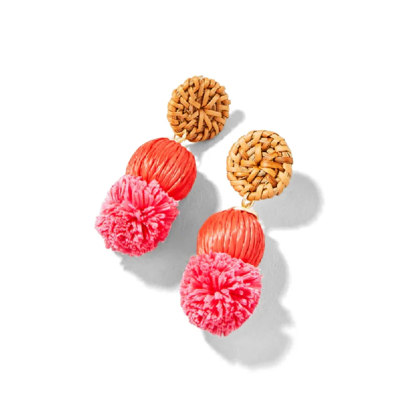 Best Jewelry Deals – Premium Quality At Exclusive Discounts Spartina Straw Pom Earrings - Red Best Jewelry Deals – Premium Quality At Exclusive Discounts Spartina Straw Pom Earrings - Red