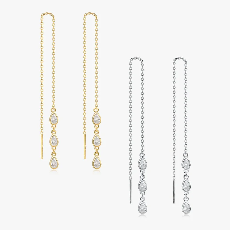 Don't Miss Out On Jaw-Dropping Jewelry Discounts Tear Drop Long Threaders
