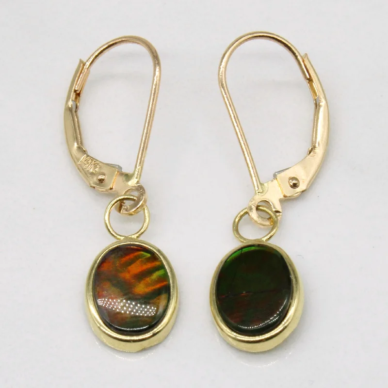 Limited-Time Jewelry Sale – Elegant Styles At Less Triplet Ammolite Earrings | 1.00ctw |