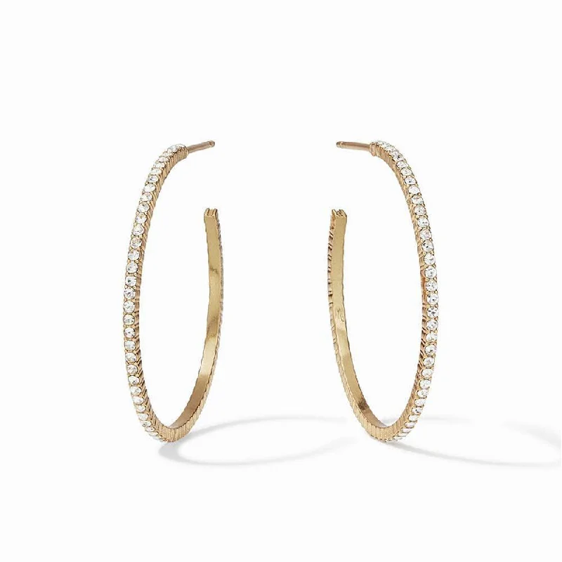 Celebrate Every Occasion With Sparkling Savings Windsor Crystal Hoop Earrings