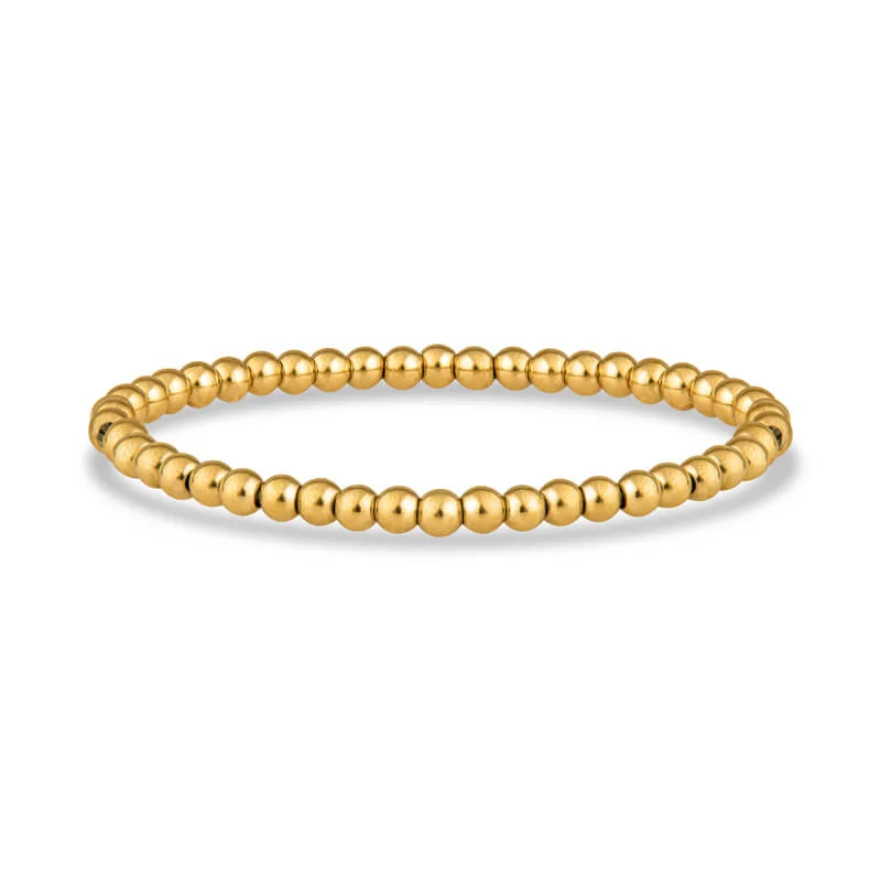 Holiday Jewelry Sale – Perfect Gifts At The Best Prices 4mm Gold Beaded Bracelet