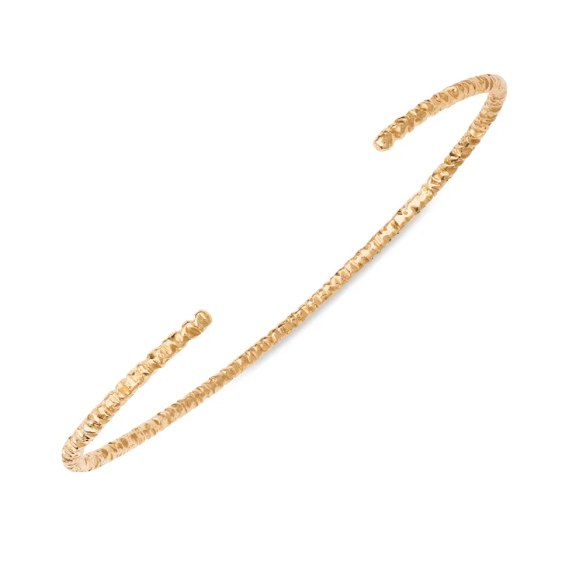 Shop Modern Jewelry Collections With Exclusive Discounts Cosmic Landscape 18K Gold Bangle