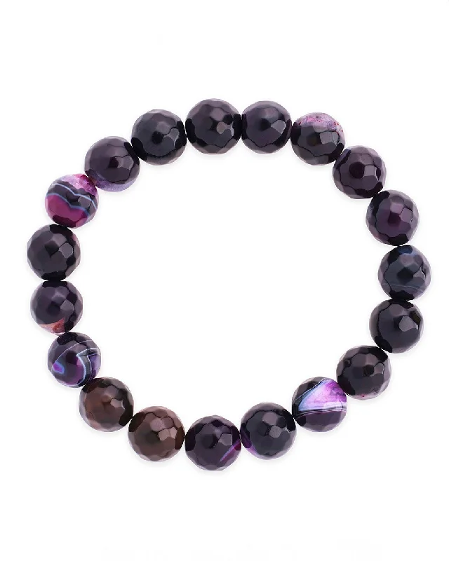 Elevate Your Outfit With Discounted Statement Jewelry Agate Beaded Stretch Bracelet
