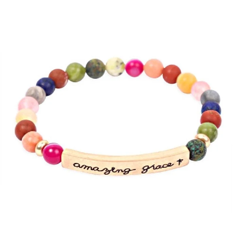Premium Jewelry Now Available At Special Discounts Amazing Grace Dark Multicolor Bracelet