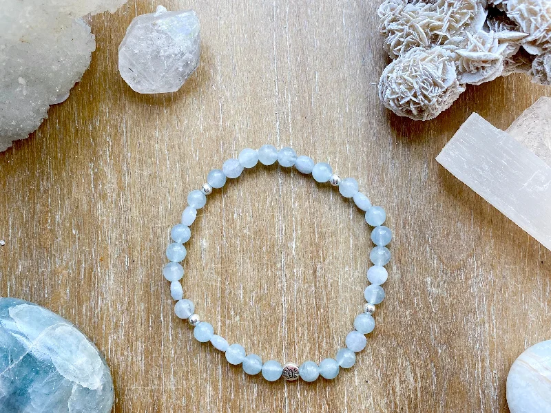 Accessorize For Less – Luxury Jewelry At Affordable Prices Aquamarine Evil Eye Anklet || Reiki Infused