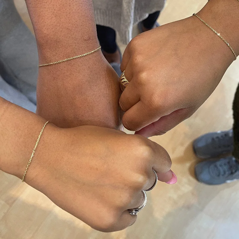Limited-Time Jewelry Discounts – Shine Without The Splurge Bat Mitzvah Gift - Sterling or 14k Eternal Bracelet