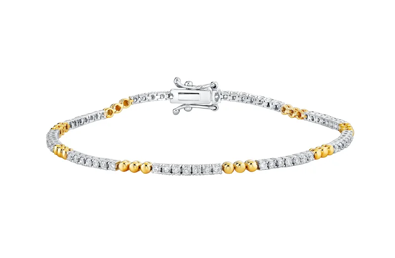 Flash Deals On Fine Jewelry – Shop Before It's Gone Bead Tennis Bracelet