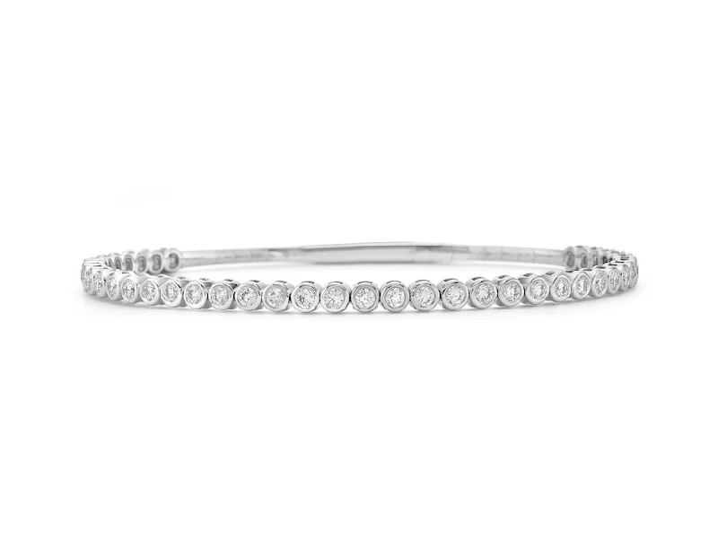 The Perfect Jewelry Piece At The Perfect Price Bezel Flex Bangle