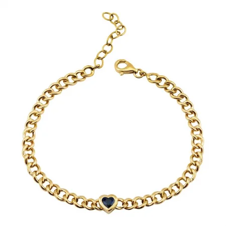 Versatile Layering Jewelry For Effortless Chic Bezel Gemstone Cuban Link Bracelet