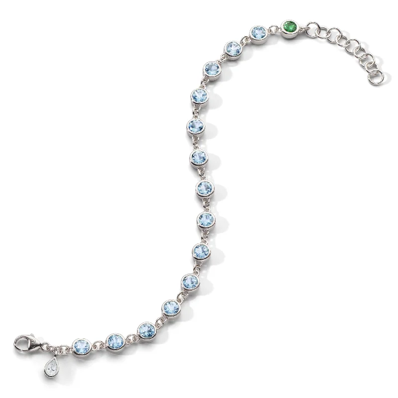 Shop Handcrafted Jewelry At Special Promotional Rates Bezel Set Aquamarine Tennis Bracelet