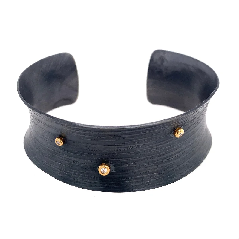 Shine In Style – Shop Jewelry Discounts Today Birch Cuff with 14k nuggets and Diamonds