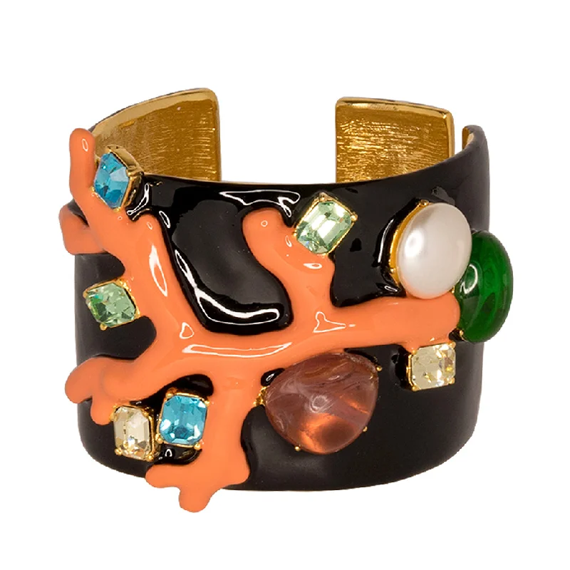 Holiday Jewelry Sale – Perfect Gifts At The Best Prices Black & Coral Cuff