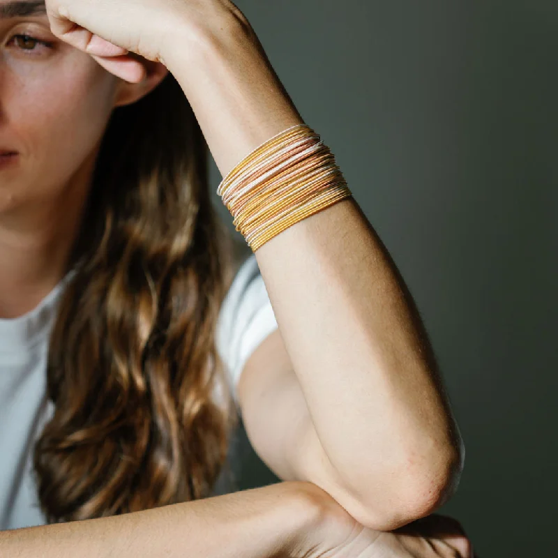 Stunning Jewelry At Even More Stunning Prices WARM Mixed Metals DIA Bracelets
