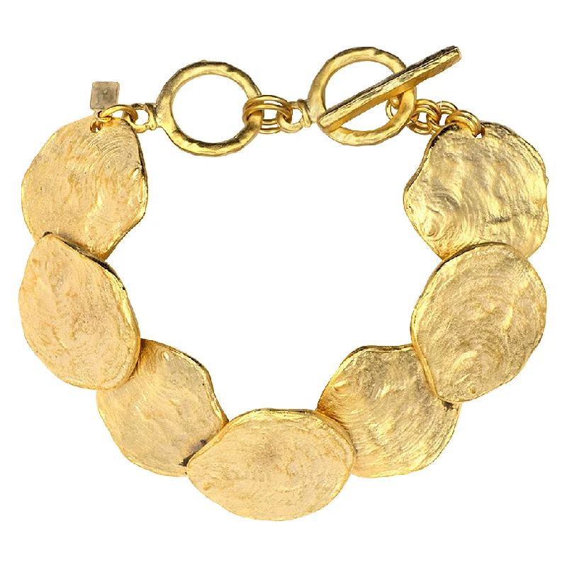 Personalized Jewelry Sale – Unique Pieces At Great Prices Brushed Satin Gold Discs Bracelet Personalized Jewelry Sale – Unique Pieces At Great Prices Brushed Satin Gold Discs Bracelet