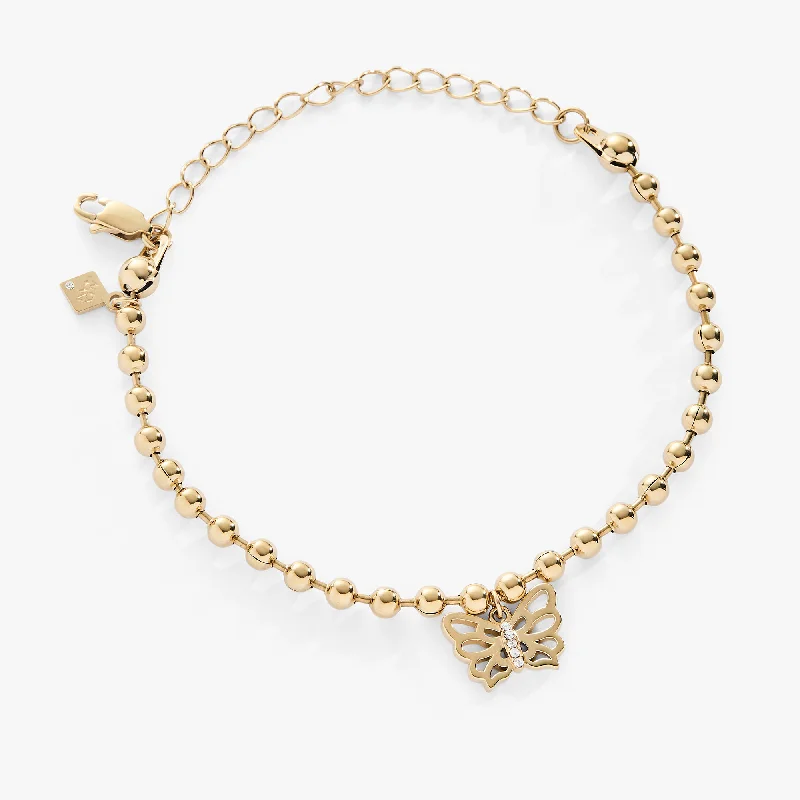 Shop Jewelry That Shines Without The High Price Butterfly Ball Chain Bracelet